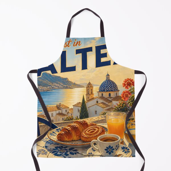 Item preview, Altea, Spain: Scenic -Style Painterly Travel Poster designed and sold by LSVart.