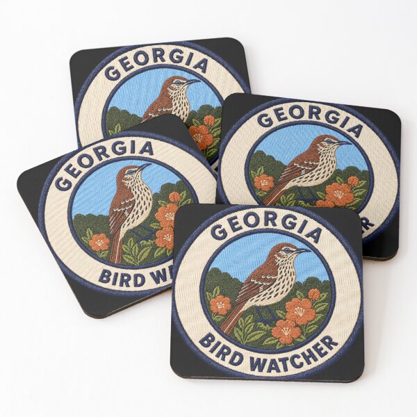 Item preview, Georgia Bird Watcher – Brown Thrasher Patch designed and sold by The-Drip-Studio.