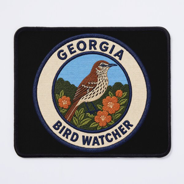 Item preview, Georgia Bird Watcher – Brown Thrasher Patch designed and sold by The-Drip-Studio.