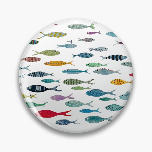 Item preview, A Community of Watercolor Fish  designed and sold by KakiDimock.