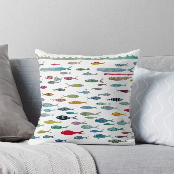 Item preview, A Community of Watercolor Fish  designed and sold by KakiDimock.