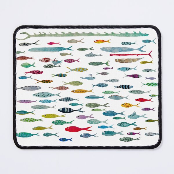 Item preview, A Community of Watercolor Fish  designed and sold by KakiDimock.