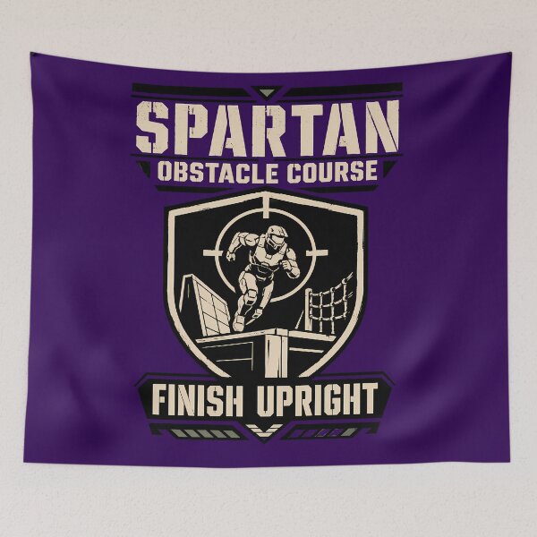 Item preview, Spartan Obstacle Course Notice designed and sold by agearb.