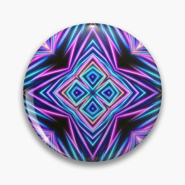 Item preview, Neon Psychedelic Kaleidoscope Design designed and sold by Maria Dryfhout.