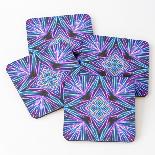 Item preview, Neon Psychedelic Kaleidoscope Design designed and sold by Maria Dryfhout.