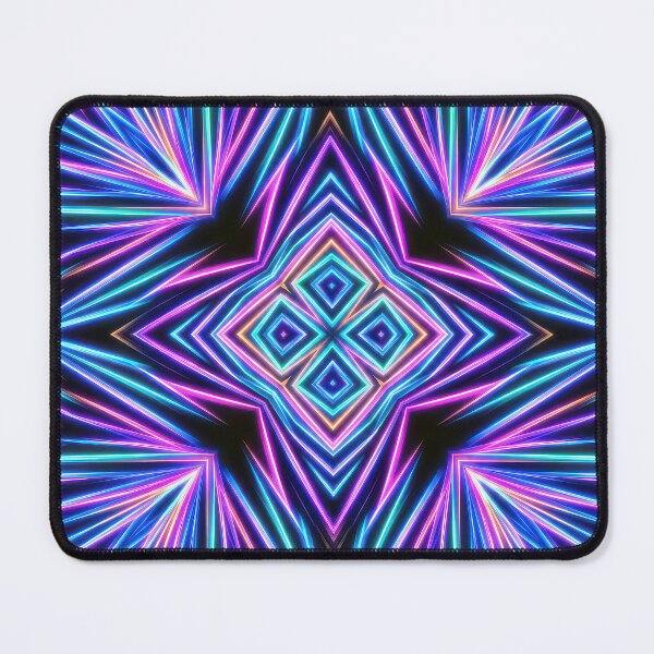 Item preview, Neon Psychedelic Kaleidoscope Design designed and sold by Maria Dryfhout.
