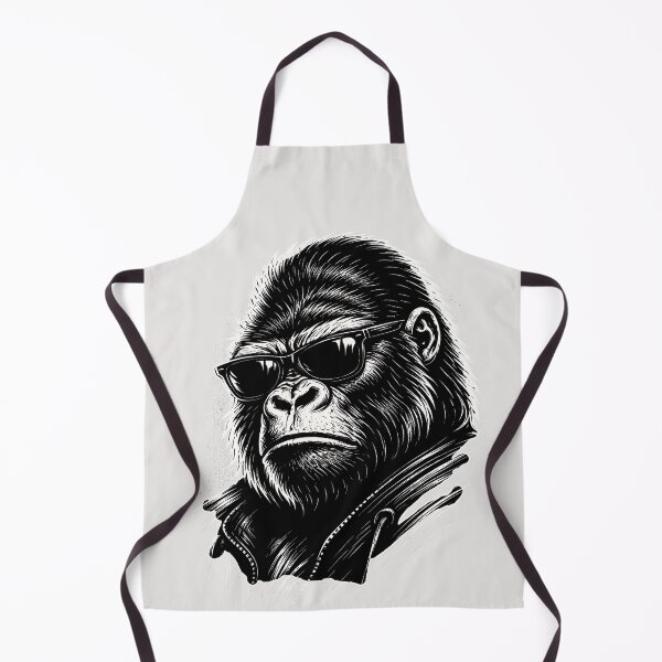 Item preview, Funny Gorilla Wearing sunglasses with attitude designed and sold by erozzz.
