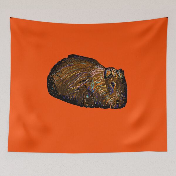 Item preview, The Capybara at the zoo designed and sold by SHARON NAKAR.