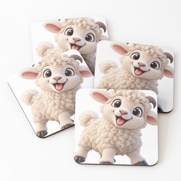 Item preview, Cute Icelandic Sheep – Fluffy Nordic Lamb designed and sold by LST-Desings.