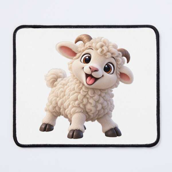 Item preview, Cute Icelandic Sheep – Fluffy Nordic Lamb designed and sold by LST-Desings.