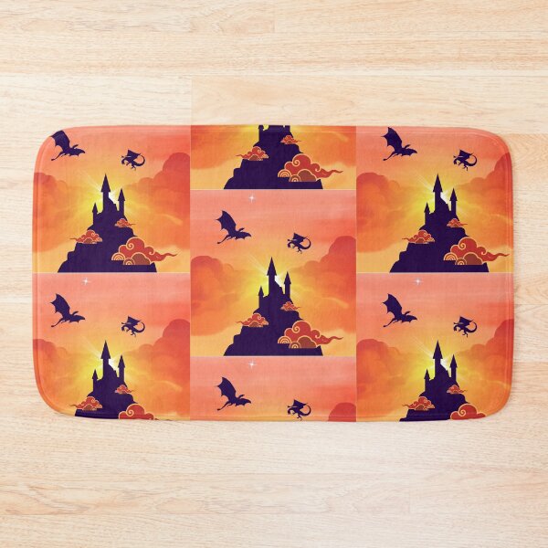 Item preview, Magical Kingdom Fantasy Sunset Castle Art designed and sold by BlueTideGallery.