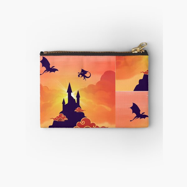 Item preview, Magical Kingdom Fantasy Sunset Castle Art designed and sold by BlueTideGallery.