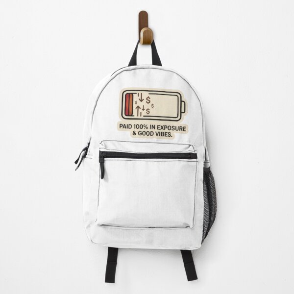 Item preview, Paid 100% in Exposure & Good Vibes - Sarcastic Freelancer Humor designed and sold by WealthVector.