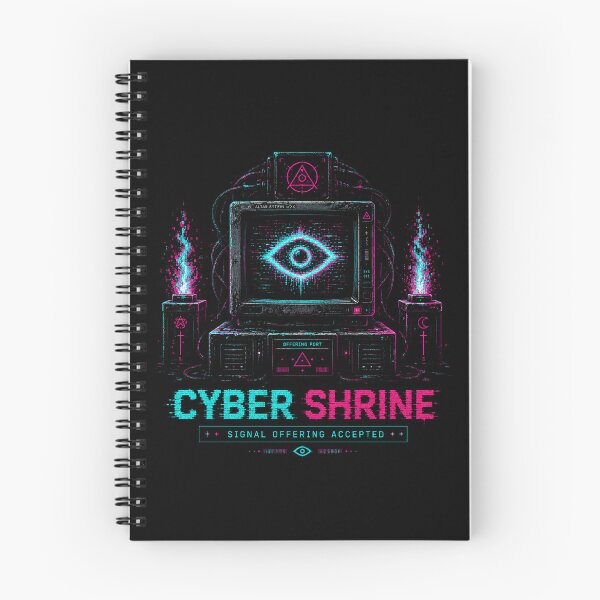 Item preview, Cyber Shrine – Signal Offering Accepted designed and sold by JupiterGlitchEmpire.