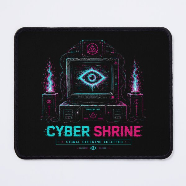 Item preview, Cyber Shrine – Signal Offering Accepted designed and sold by JupiterGlitchEmpire.