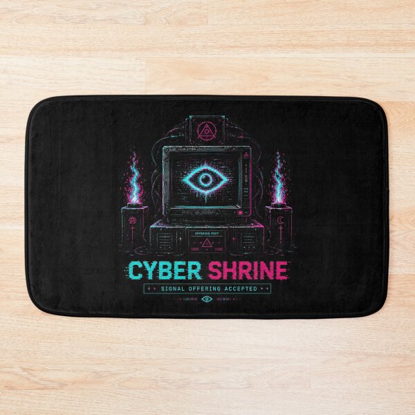 Item preview, Cyber Shrine – Signal Offering Accepted designed and sold by JupiterGlitchEmpire.