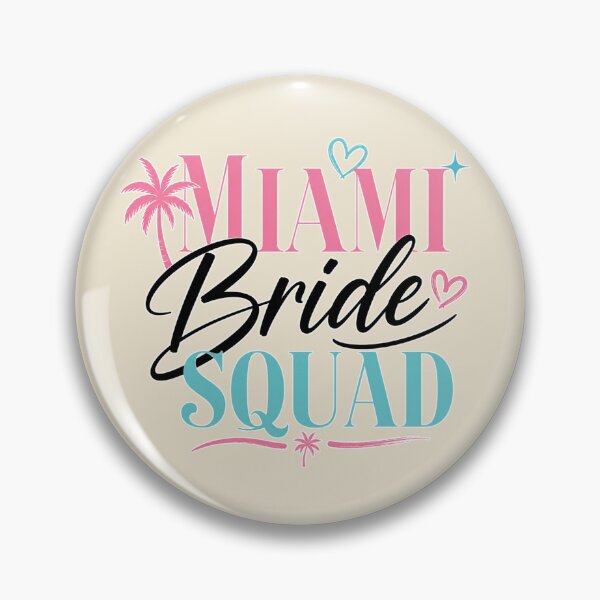 Item preview, Miami Bride Squad – Tropical Bachelorette Party & Bridal Party Design designed and sold by TheStephanieRome.
