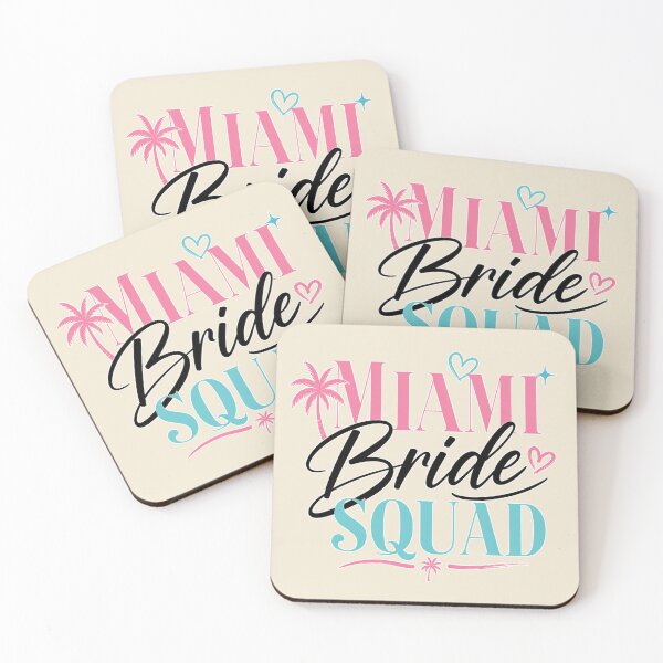 Item preview, Miami Bride Squad – Tropical Bachelorette Party & Bridal Party Design designed and sold by TheStephanieRome.