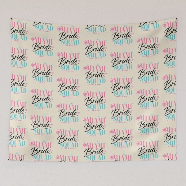 Item preview, Miami Bride Squad – Tropical Bachelorette Party & Bridal Party Design designed and sold by TheStephanieRome.