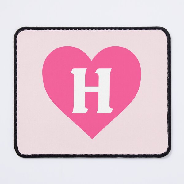 Item preview, Alphabet Letter H Pink Heart designed and sold by Jeallan Designs.