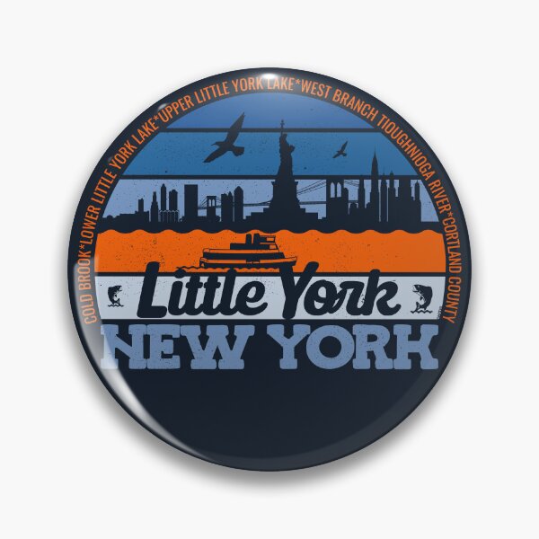 Item preview, Little York New York Sunset Retro Vintage Local Pride Logo designed and sold by CRHPOD20.
