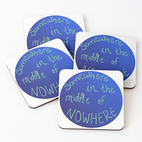 Item preview, "Somewhere in the Middle of Nowhere" hand drawn globe art Come From Away designed and sold by Theatre-Kids.