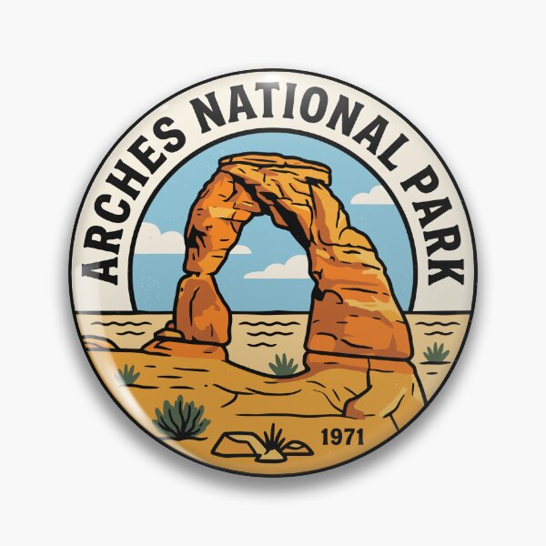Item preview, Arches National Park Vintage designed and sold by Digital Art Works  Hub.