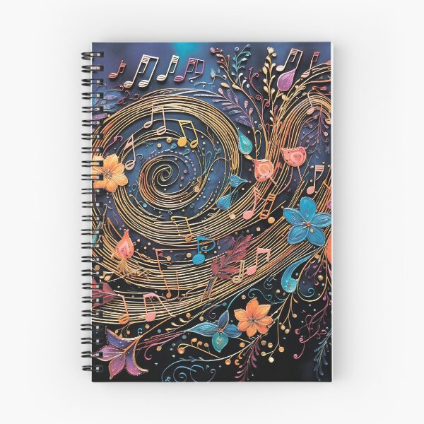 Item preview, Musical pattern. Musical notes and flowers. designed and sold by MagelliShop.