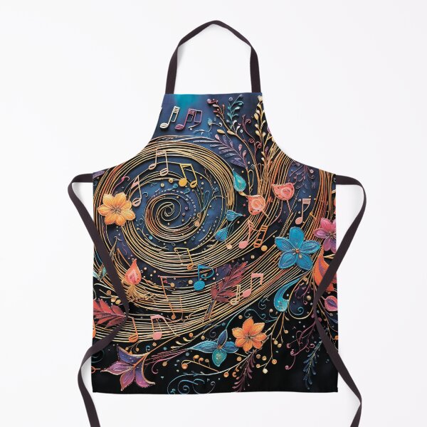 Item preview, Musical pattern. Musical notes and flowers. designed and sold by MagelliShop.