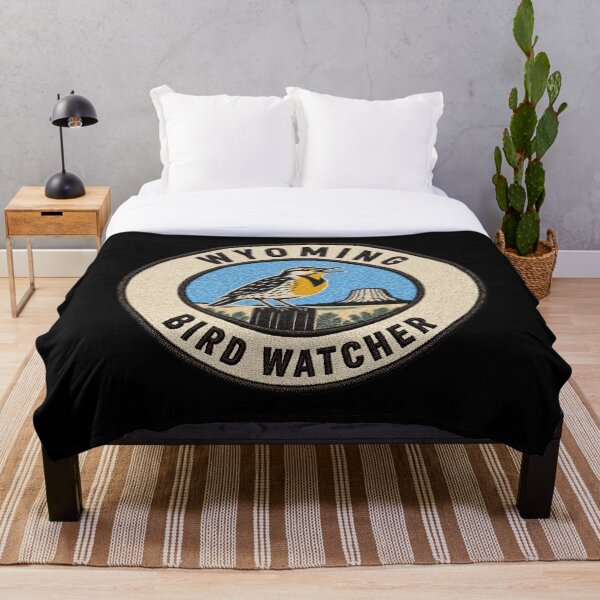 Item preview, Wyoming Bird Watcher – Western Meadowlark Patch designed and sold by American Fieldmark Studio.