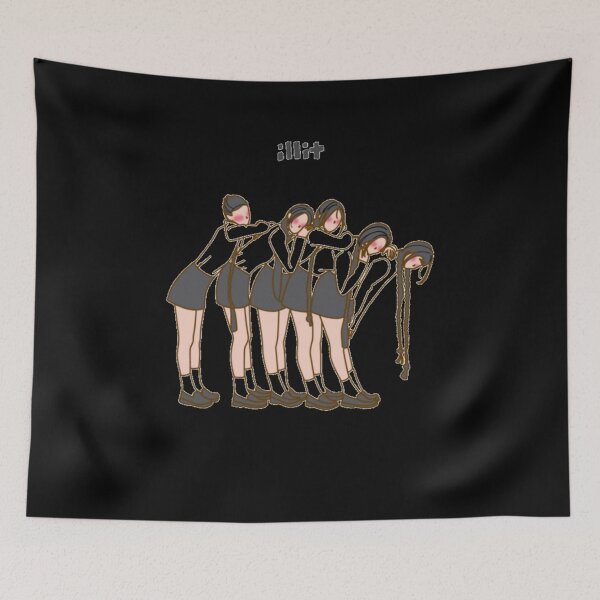Item preview, ILLIT KPOP ART designed and sold by thompsomechan.