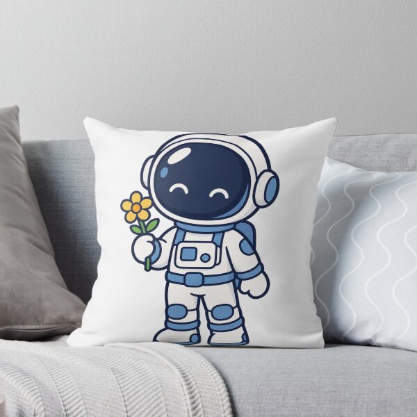 Item preview, Tiny Astronaut Holding Yellow Flower designed and sold by BuyOneFree.
