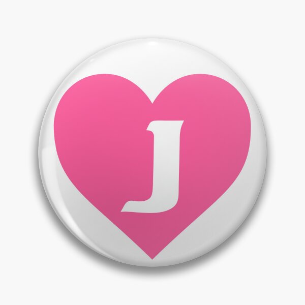 Item preview, Alphabet Letter J Pink Heart designed and sold by Jeallan Designs.