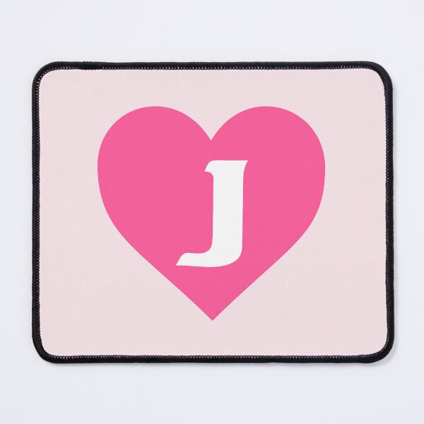 Item preview, Alphabet Letter J Pink Heart designed and sold by Jeallan Designs.