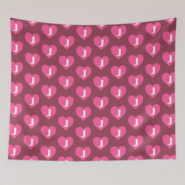 Item preview, Alphabet Letter J Pink Heart designed and sold by Jeallan Designs.
