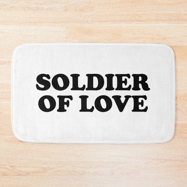 Item preview, Soldier of Love designed and sold by ChungusLiving.