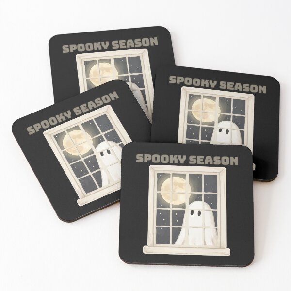 Item preview, Adorable Ghost Gazing at the Moon designed and sold by CursedButCute1.