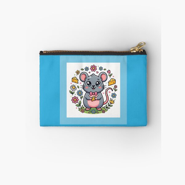 Item preview, Cartoon Mouse Holding Cheese designed and sold by amusefullife.