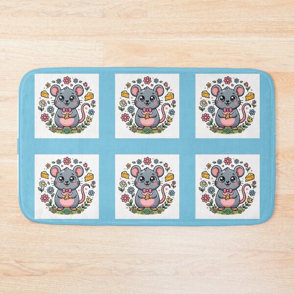 Item preview, Cartoon Mouse Holding Cheese designed and sold by amusefullife.