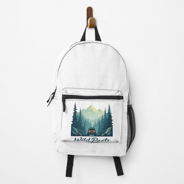Item preview, Wild Roots Off Road Jeep Pine Forest Mountain Adventure Art designed and sold by GlowAura7.