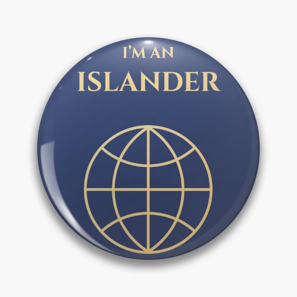 Item preview, "I'm an Islander" hand drawn passport art Come From Away designed and sold by Theatre-Kids.