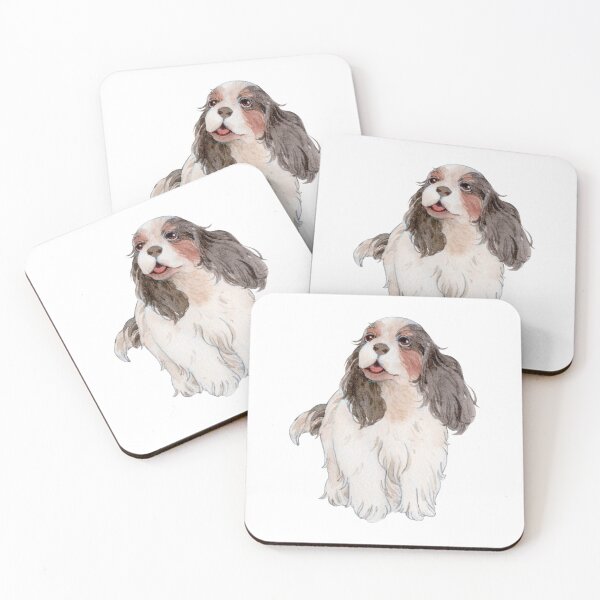 Item preview, Cavalier King Charles Spaniel Watercolor Dog designed and sold by sunnivamla.