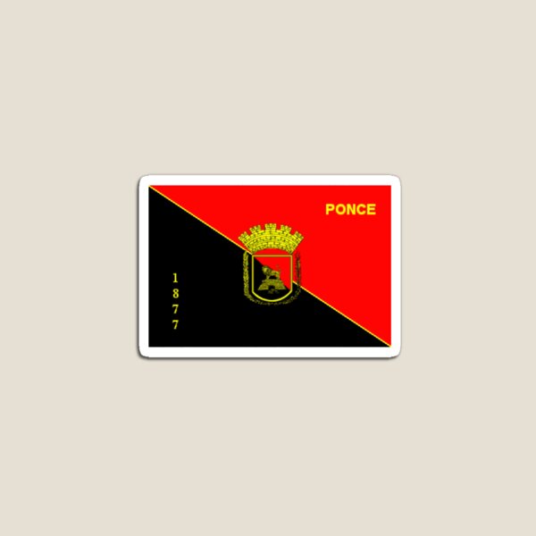 Item preview, La bandera de Ponce, Flag of Ponce, Puerto Rico designed and sold by Borifirstpr.