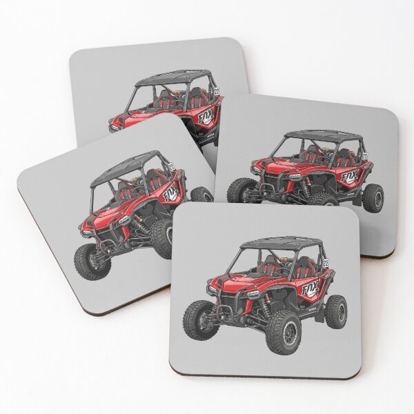 Item preview, Honda Talon 1000R FOX Live Valve Red Racing UTV Graphic designed and sold by Motorline44.