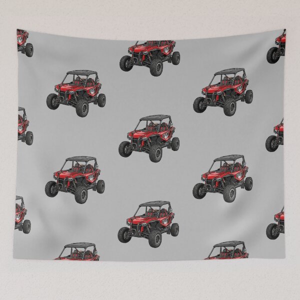 Item preview, Honda Talon 1000R FOX Live Valve Red Racing UTV Graphic designed and sold by Motorline44.