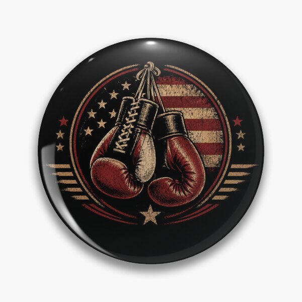 Item preview, Vintage Boxing Gloves Americana Retro Fighter Spirit designed and sold by Moizento.