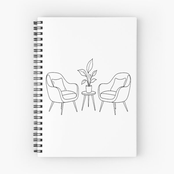 Item preview, Therapy Safe Space Minimalist Line Art designed and sold by JMDG Studio.