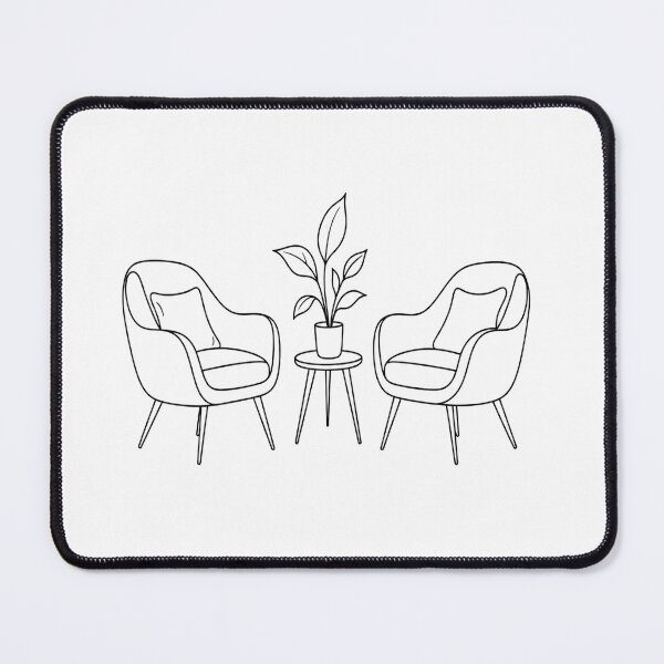 Item preview, Therapy Safe Space Minimalist Line Art designed and sold by JMDG Studio.