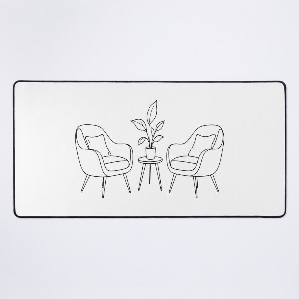 Item preview, Therapy Safe Space Minimalist Line Art designed and sold by JMDG Studio.