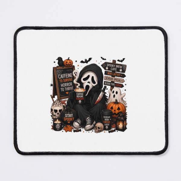 Item preview, Spooky Horror Coffee Ghostface Halloween designed and sold by roartusa.